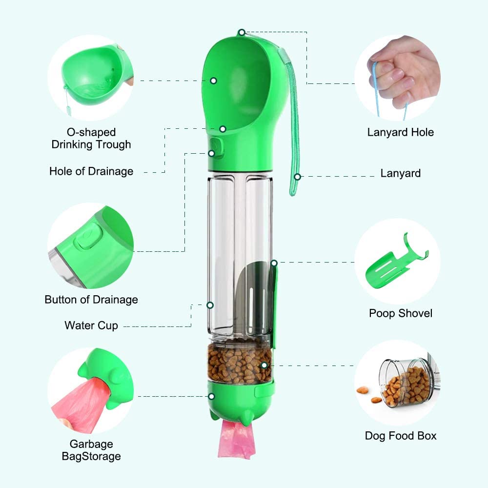 Pet drinking bottle for walks