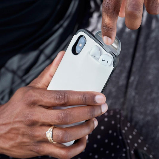 Trendy Essentials Phone Case With Airpods Holder