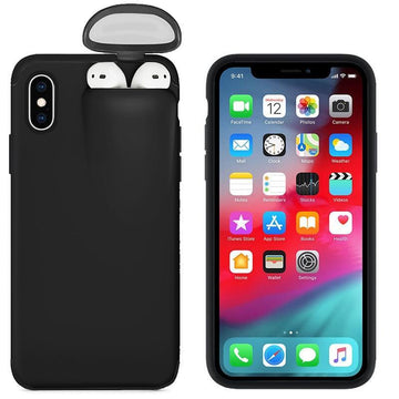 Trendy Essentials Phone Case With Airpods Holder