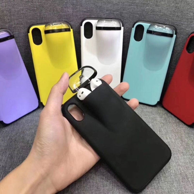 Trendy Essentials Phone Case With Airpods Holder