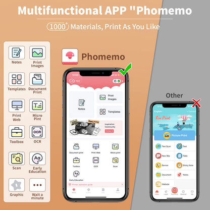 Compact mobile printing device